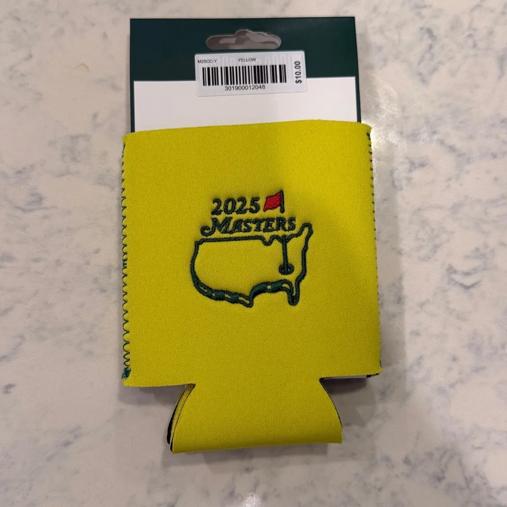 Masters Tourament Yellow 2025 Can Coolers - Set of 2